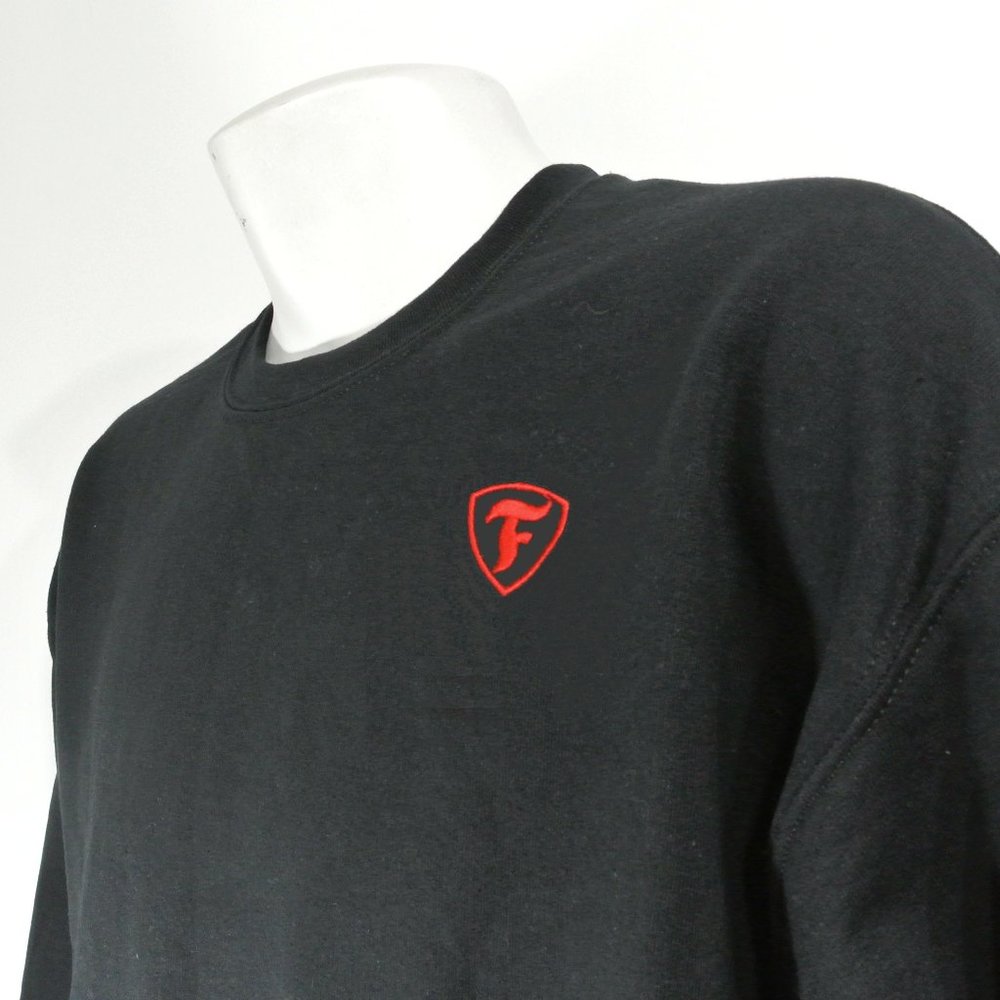 FIRESTONE Tire Employee Uniform Black Sweatshirt Size M Medium